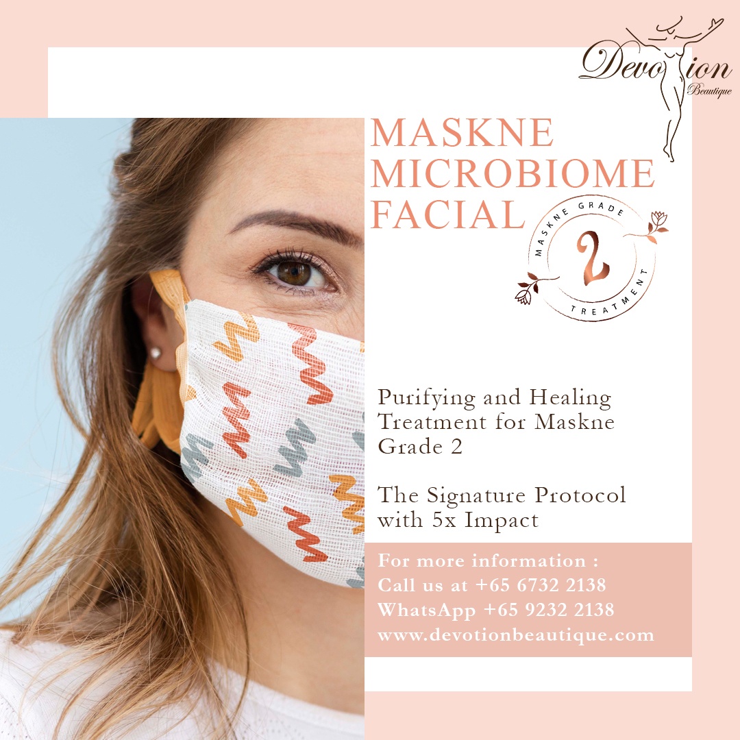 maskne facial treatment
