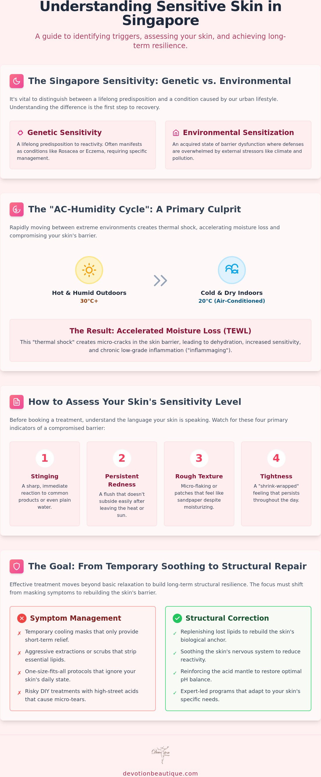 Facial for Sensitive Skin in Singapore: The 2026 Guide to Barrier Restoration