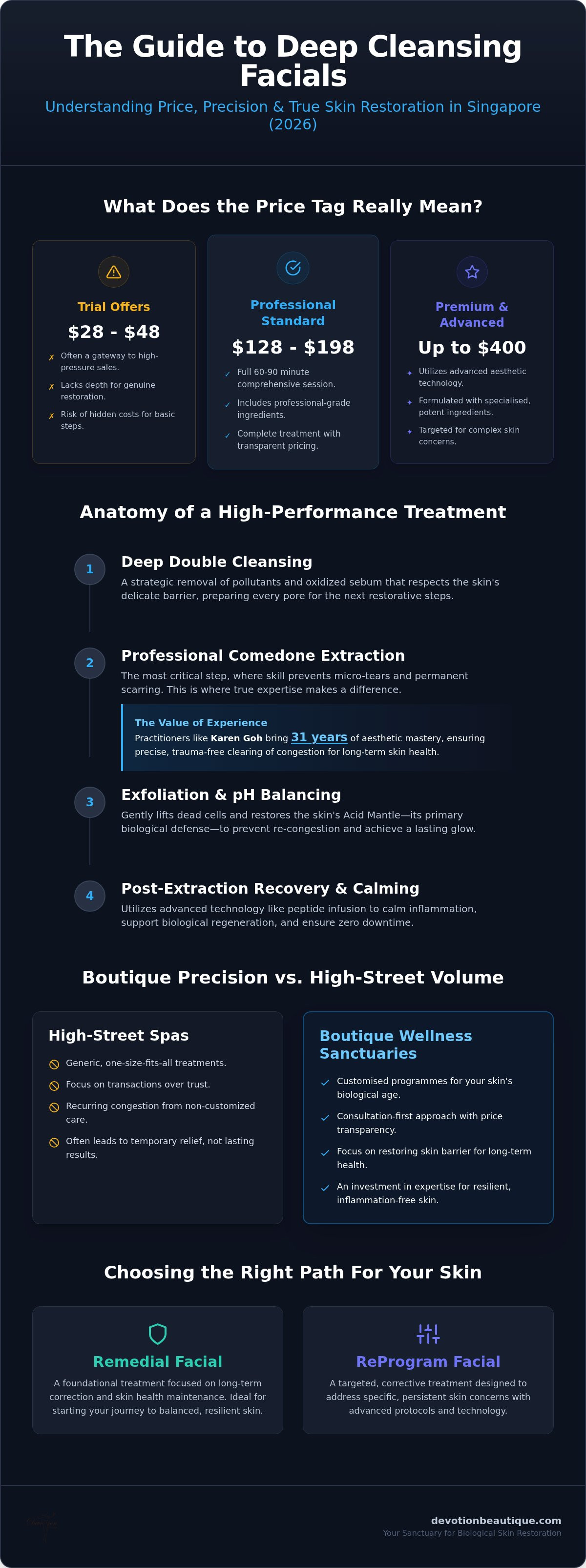 Deep Cleansing Facial Singapore Price: The 2026 Guide to Professional Value